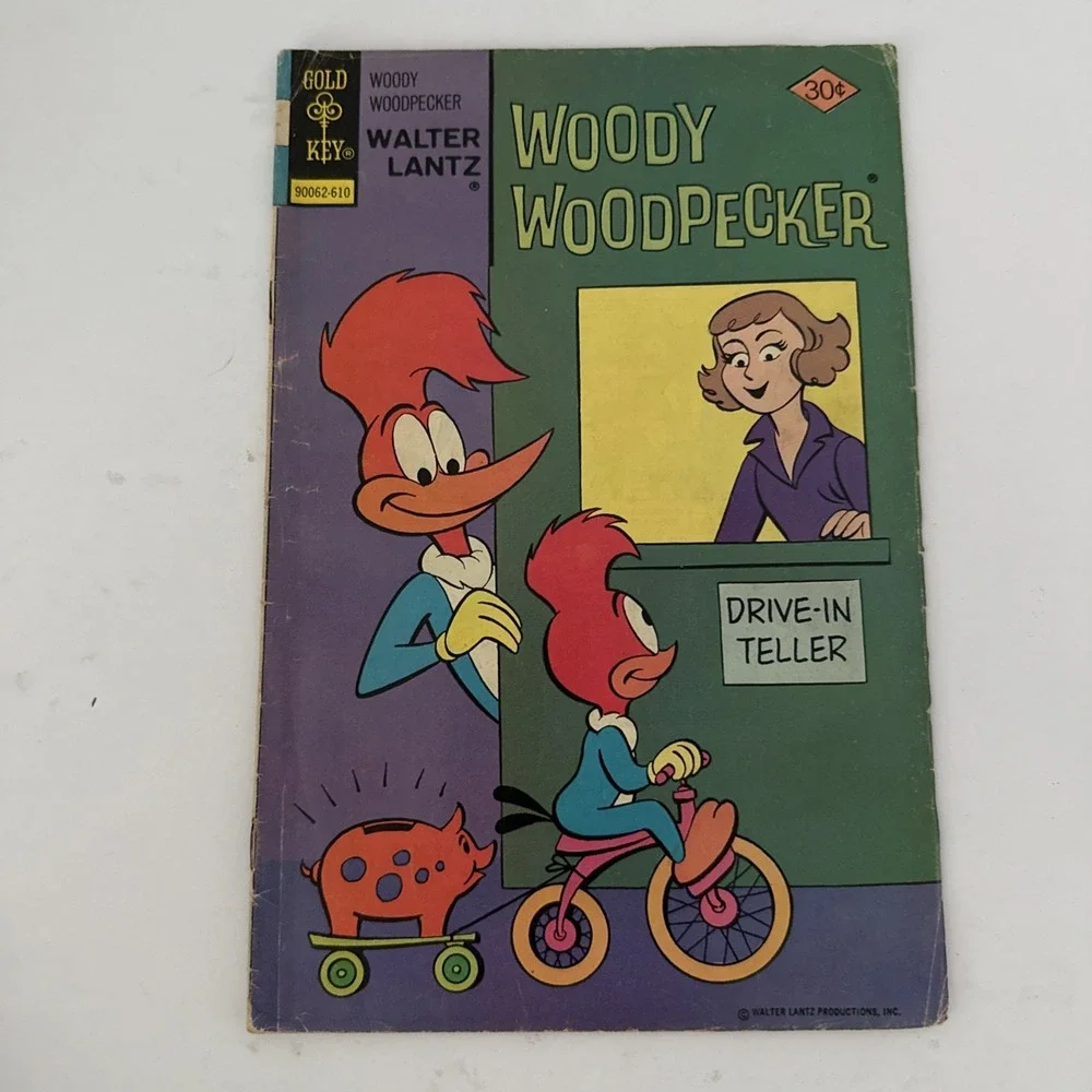GOLD KEY COMICS WOODY WOODPECKER #126 OCTOBER 1972 Vintage
